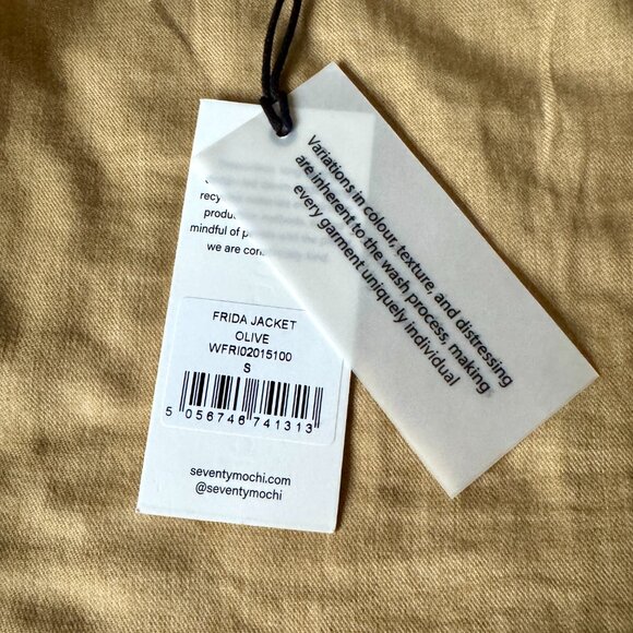 Seventy + Mochi Frida Sherpa Collar Quilted Jacket - Size Small NWT - Picture 14 of 15